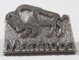 Manitoba Bison Buffalo Themed 3/4" x 7/8" Metal Lapel Pin