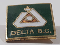 Delta B.C. 5/8" x 5/8" Enamel Metal Lapel Pin