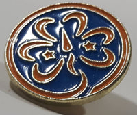 World Association of Girl Guides and Girl Scouts 3/4" Enamel Metal Pin