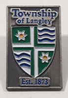 Township of Langley British Columbia Est. 1873 5/8" x 1" Enamel Metal Lapel Pin