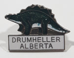 Drumheller Alberta Stegosaurus Dinosaur Themed 5/8" x 7/8" Enamel Metal Lapel Pin