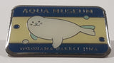 Rare Aqua Museum Yokohama Hakkei Jima 1" x 1 3/8" Enamel Metal Lapel Pin