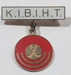 Vintage K.I.B.I.H.T Kamloops International Bantam Ice Hockey Tournament Enamel Metal Lapel Pin