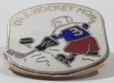 Vintage I'm A Hockey Mom 7/8" x 1" Enamel Metal Lapel Pin