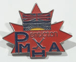Vintage PMHA Pentiction Minor Hockey Association 1" x 1 1/4" Enamel Metal Lapel Pin