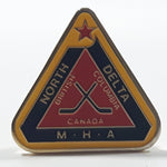 North Delta Minor Hockey Association British Columbia Canada 1" x 1" Enamel Metal Lapel Pin