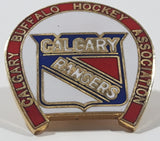 Vintage Calgary Buffalo Hockey Association Calgary Rangers 7/8" x 1" Enamel Metal Lapel Pin
