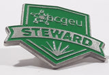 BCGEU British Columbia Government Employees Union Steward 7/8" x 1" Enamel Metal Pin