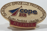 COPE 378 Canadian Office And Professional Employers Union Retiree 5/8" x 1" Enamel Metal Pin