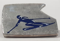 Vancouver 2010 Olympic Games Downhill Skiing 1 1/8" x 1 1/8" Metal Pin
