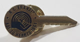 1994 BC Transit Key To Hearts 1/2" x 1 1/8" Enamel Metal Lapel Pin