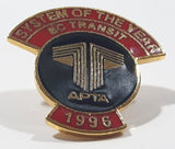 1996 APTA BC Transit System Of The Year 7/8" x 7/8" Enamel Metal Lapel Pin