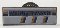 Whitby Transit 3/8" x 1 1/4" Enamel Metal Lapel Pin
