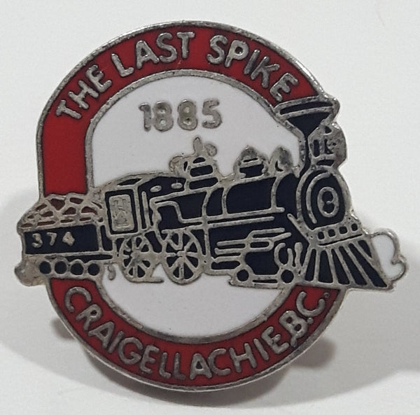 Craigellachie British Columbia 1885 The Last Spike 5/8" x 3/4" Enamel Metal Lapel Pin