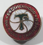 Vintage Brotherhood Railroad Trainmen 1/2" Enamel Metal Lapel Pin