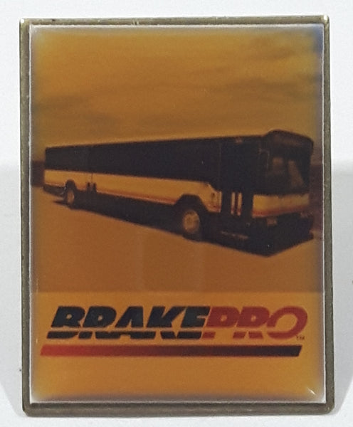 Vintage Brake Pro Bus Themed 1" x 1 1/8" Metal Lapel Pin