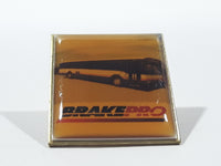 Vintage Brake Pro Bus Themed 1" x 1 1/8" Metal Lapel Pin