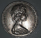 1977 Australia Queen Elizabeth II 5 Cents Metal Coin