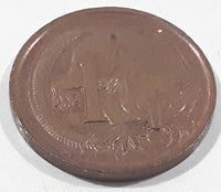 1981 Australia Queen Elizabeth II 1 Cent Copper Metal Coin