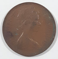 1971 UK Great Britain Elizabeth II New Pence 2 Bronze Metal Coin