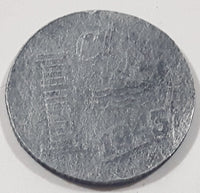 1943 Netherlands 1 Cent Metal Coin