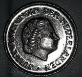 1976 Netherlands Juliana Koningin Der Nederlanden 25 Cents Metal Coin