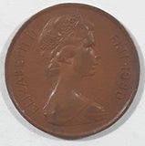 1980 Fiji Queen Elizabeth II 2 Cents Metal Coin
