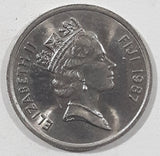 1987 Fiji Queen Elizabeth II 5 Cents Metal Coin