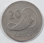 1981 Fiji Queen Elizabeth II 20 Cents Metal Coin