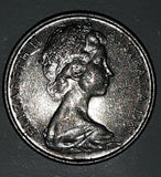 1981 Australia Queen Elizabeth II 5 Cents Metal Coin