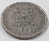 1982 Greece Drachma 10 Apaxmai Metal Coin