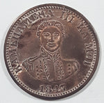 1847 Aupuni Hawaii Hapa Haneri King Kamehameha III Ka Moi Souvenir Replica Metal Coin