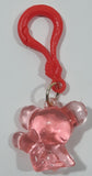 Pink Translucent Koala Bear with Baby Plastic Clip