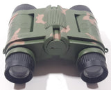No. 2392 Green Camouflage Plastic Toy Binoculars with Olympic Rings On It
