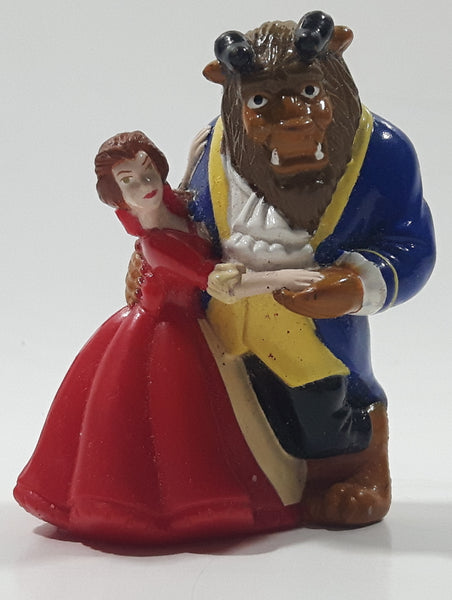 1998 McDonald's The Enchanted Christmas Disney Beauty and The Beast Belle and Adam as The Beast 2 1/2" Tall Toy Figure
