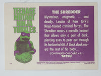 1990 O-Pee-Chee Limited Edition Series Teenage Mutant Ninja Turtles Trading Cards Individual 1-25