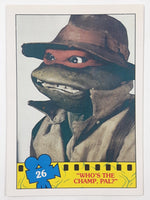 1990 O-Pee-Chee Limited Edition Series Teenage Mutant Ninja Turtles Trading Cards Individual 26-50