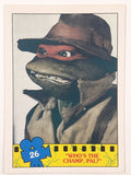 1990 O-Pee-Chee Limited Edition Series Teenage Mutant Ninja Turtles Trading Cards Individual 26-50