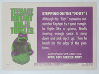 1990 O-Pee-Chee Limited Edition Series Teenage Mutant Ninja Turtles Trading Cards Individual 26-50