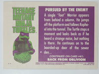 1990 O-Pee-Chee Limited Edition Series Teenage Mutant Ninja Turtles Trading Cards Individual 26-50