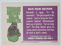 1990 O-Pee-Chee Limited Edition Series Teenage Mutant Ninja Turtles Trading Cards Individual 26-50