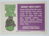 1990 O-Pee-Chee Limited Edition Series Teenage Mutant Ninja Turtles Trading Cards Individual 26-50