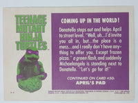 1990 O-Pee-Chee Limited Edition Series Teenage Mutant Ninja Turtles Trading Cards Individual 26-50