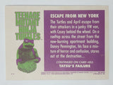1990 O-Pee-Chee Limited Edition Series Teenage Mutant Ninja Turtles Trading Cards Individual 76-100