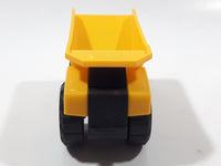 CAT Caterpillar Dump Truck Yellow Plastic Die Cast Toy Car Vehicle