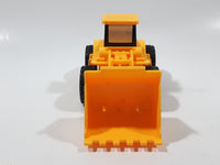 Front End Loader Yellow Plastic Pull Back Die Cast Toy Car Vehicle