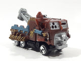 1994 Hot Wheels Road Wars King Wrex Brown Plastic Die Cast Toy Car Vehicle