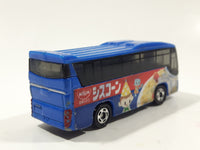 2011 Tomy Tomica No. 16 Isuzu Gala Hi-Decker Bus "Nissin" Blue 1/171 Scale Die Cast Toy Car Vehicle