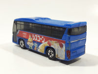 2011 Tomy Tomica No. 16 Isuzu Gala Hi-Decker Bus "Nissin" Blue 1/171 Scale Die Cast Toy Car Vehicle