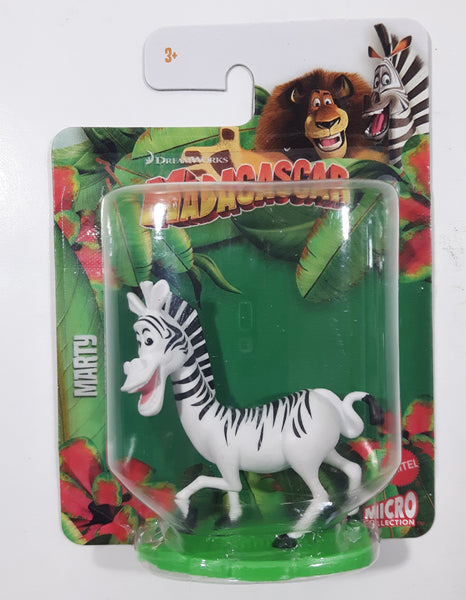 2018 Mattel Micro Collection DreamWorks Madagascar Marty Zebra 2 1/4" Tall Toy Figure New in Package
